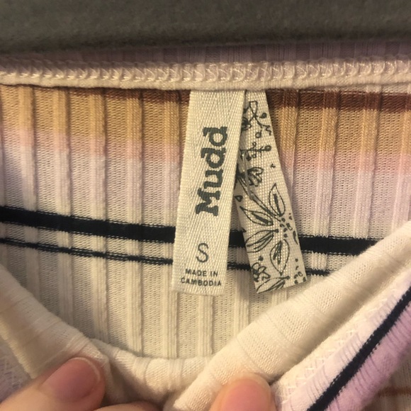 Mudd stripe halter tank - Picture 4 of 4